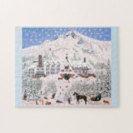 Timberline-Häuschen-Puzzlespiel Puzzle