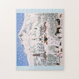 Timberline-Häuschen-Puzzlespiel Puzzle