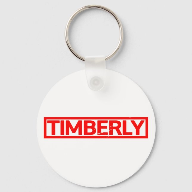 Timberly-Briefmarke Schlüsselanhänger (Vorderseite)