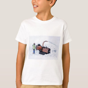 Timberwolf hölzerner Abklopfhammer T-Shirt
