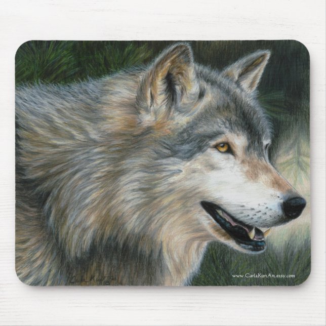Timberwolf mousepad (Vorne)
