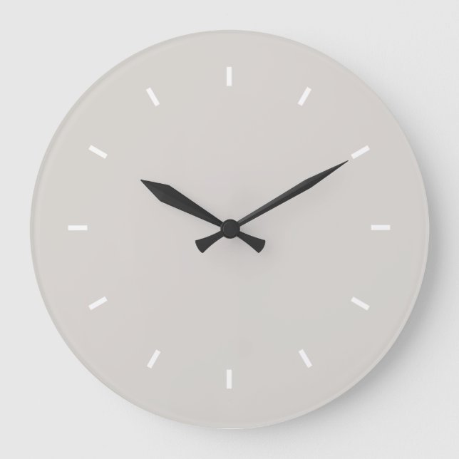 Timberwolf Premium farbenfroh Große Wanduhr (Vorderseite)