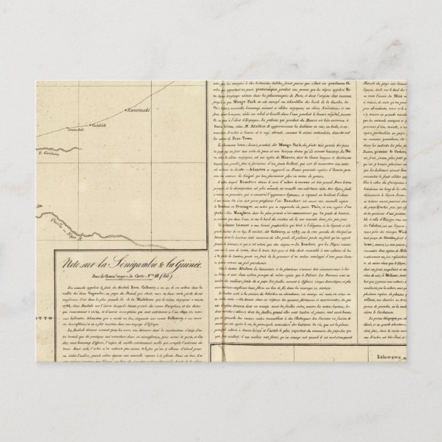 Timbuktu Afrika Postkarte (Vorderseite)