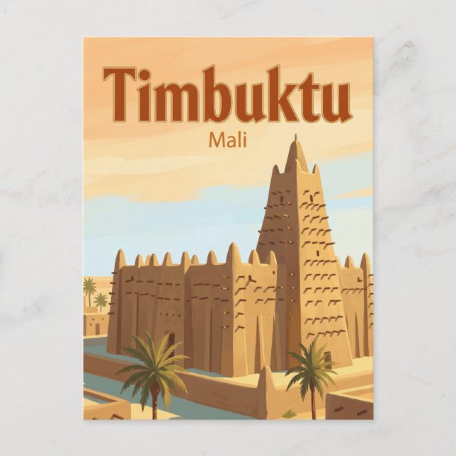 Timbuktu Mali Postkarte (Vorderseite)
