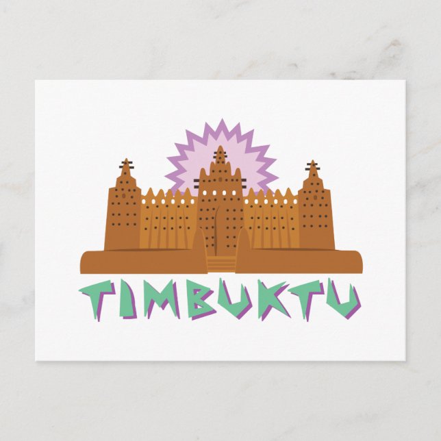 Timbuktu Postkarte (Vorderseite)