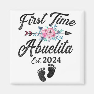 Time Abuelita 2024 Mütter Tag bald Oma Magnet