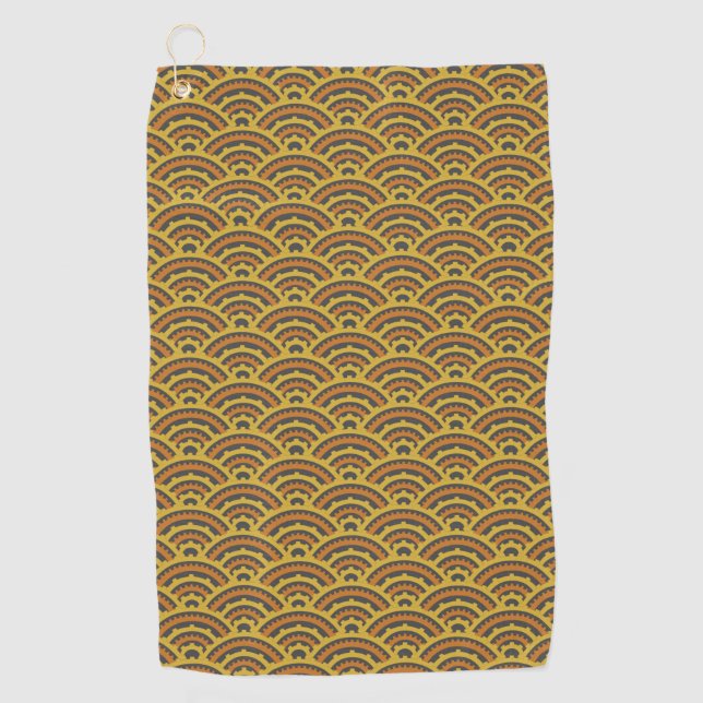 Time Arches Golf Handtuch (Vorderseite)