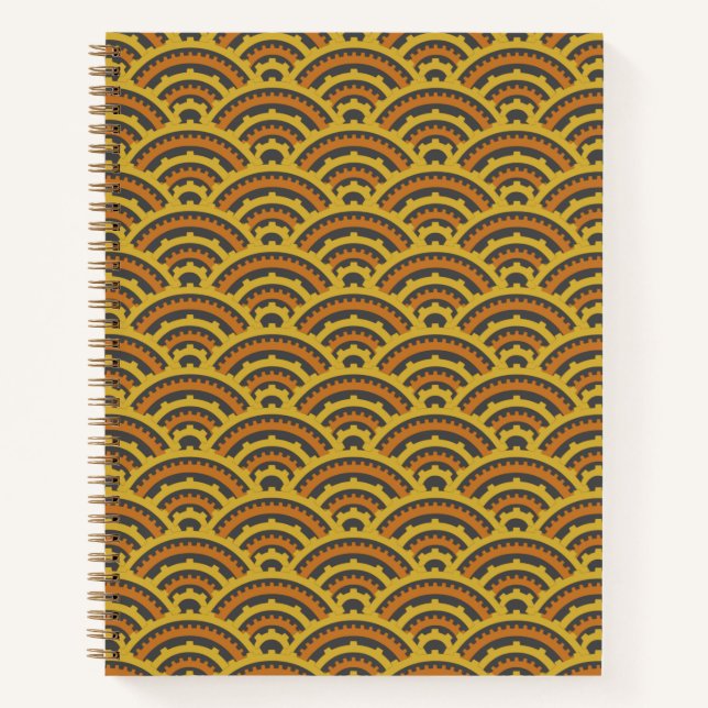 Time Arches Spiral Notebook Notizbuch (Vorderseite)
