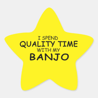Time Banjo Star Sticker