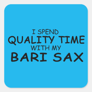 Time Bari Sax Square Sticker
