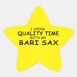 Time Bari Sax Star Sticker