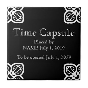 Time Capsule Plaque - Spanische Tile Fliese