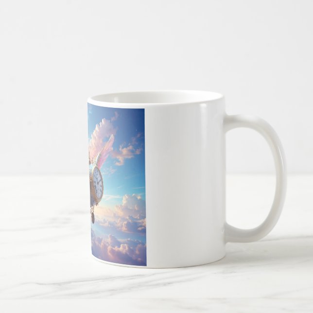Time Fliegt Coffee Tasse (Rechts)