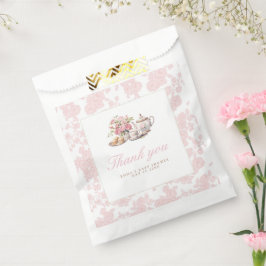Time for Tea Baby Shower Favor Bag Geschenktütchen