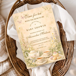 Time for Tea Garden Baby Shower Einladung