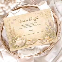 Time for Tea Garden Diapper Raffle Begleitkarte