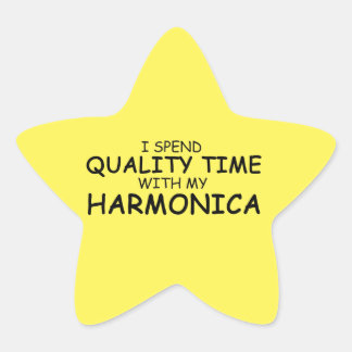 Time Harmonica Star Sticker