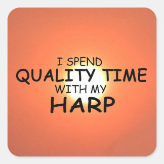 Time Harp Square Sticker