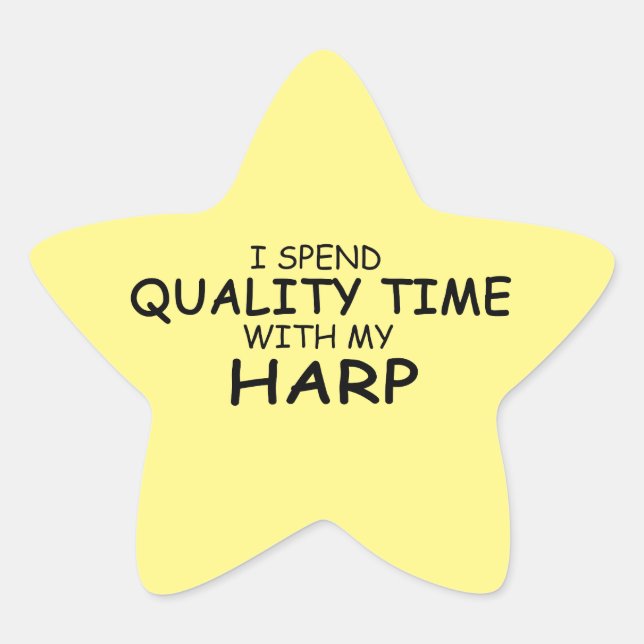 Time Harp Star Sticker (Vorderseite)