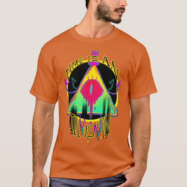 TIME IS AN ILLUSION T-Shirt (Vorderseite)