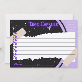 Time Kapsel 1. Geburtstagkarte Dankeskarte