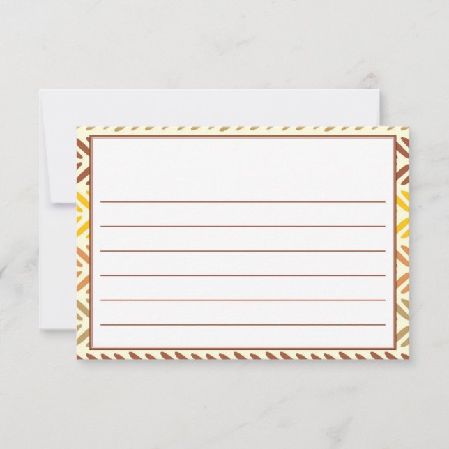 Time Kapsel Boho Rainbow Woodland Tier Geburtstag Mitteilungskarte (Vorderseite)