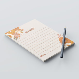 Time Kapsel Note Pad - Groovy Baby Shower Notizblock