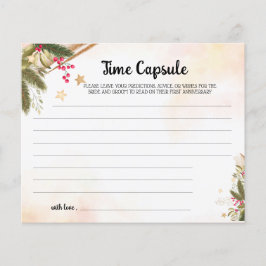 Time Kapselberater Weihnachten Brautparty Karte F