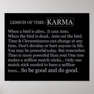 Time&Karma Plakat
