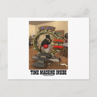 Time Machine Inside (Open Source Duke) Postkarte