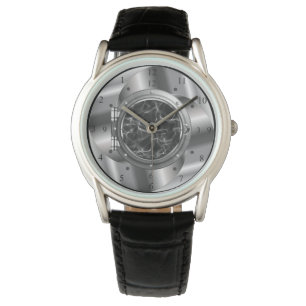 Time Machine Portal ~XZZ 01~Time/Space/Continuum ~ Armbanduhr