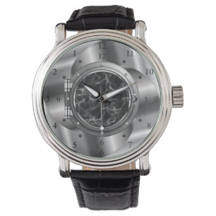 Time Machine Portal ~XZZ 01~Time/Space/Continuum ~ Armbanduhr