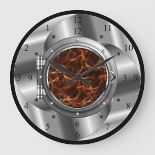 Time Machine Portal ~XZZ 03~Time/Space/Continuum ~ Große Wanduhr