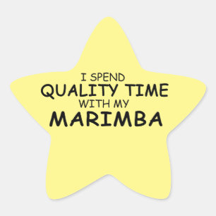 Time Marimba Star Sticker