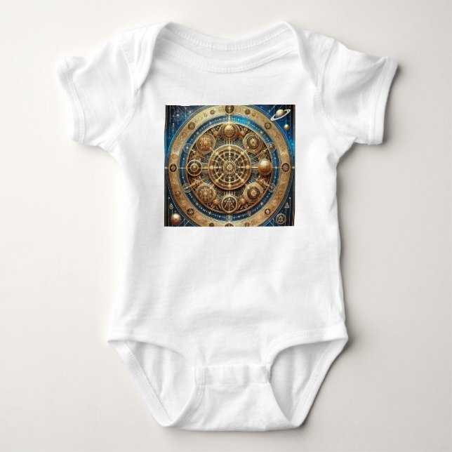 Time Mastery Sigil Baby Strampler (Vorderseite)