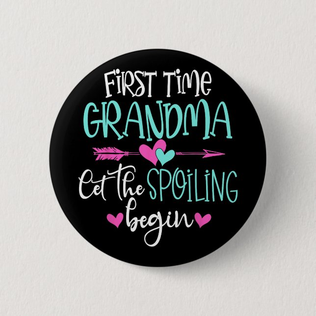 Time Oma Ließ die verärgerten Anfänge neue Mütter  Button (Vorderseite)
