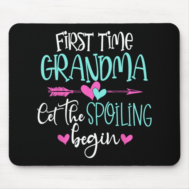 Time Oma Ließ die verärgerten Anfänge neue Mütter  Mousepad (Vorne)