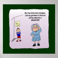 Time Out Funny Masters Poster Print