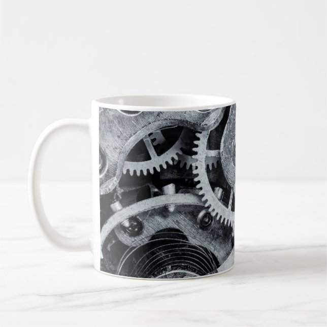 Time Piece Mechanics Kaffeemaschine Tasse (Links)