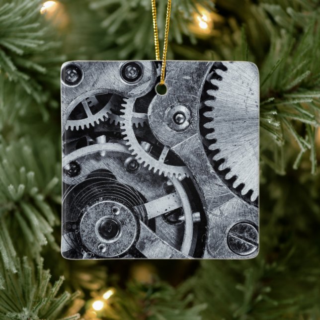Time Piece Mechanik Keramikornament (Baum)