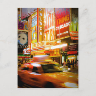 Time Square New York Postkarte
