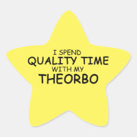 Time Theorbo Star Sticker