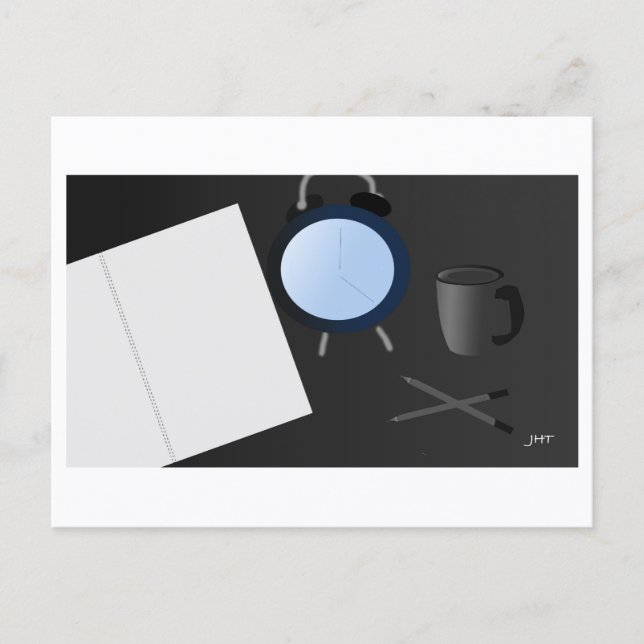 Time to Draw :  Postcard Print by J.H. Thornton  Postkarte (Vorderseite)