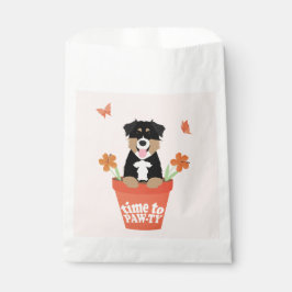Time To Pawty Australian Shepherd Dog Geschenktütchen