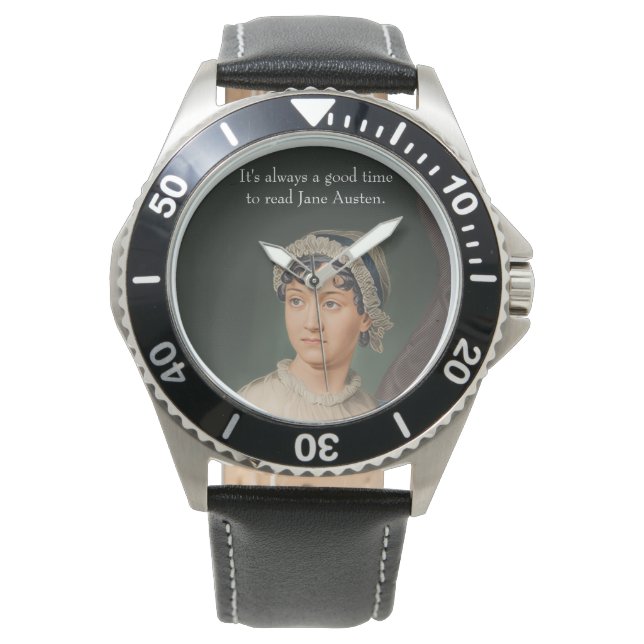 Time to read Jane Austen  Armbanduhr (Vorderseite)