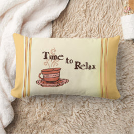 Time to Relax "Chocolate Bar" Lumbar Pillow Lendenkissen