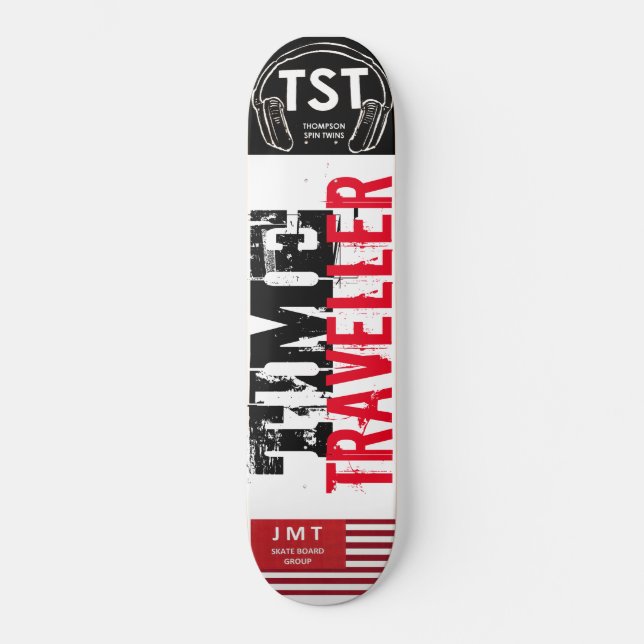 TIME TRAVELER Skateboard (Vorderseite)