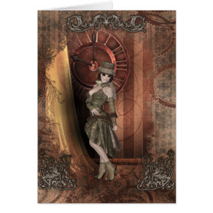Time Traveler Steampunk Pinup