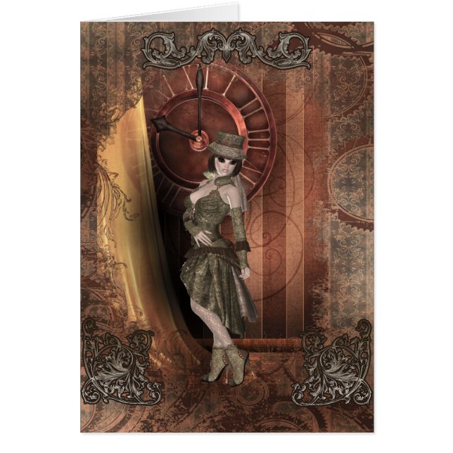 Time Traveller Steampunk Pinup (Vorne)