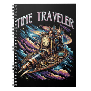 Time Traveller - Steampunk Space Adventure Notizblock
